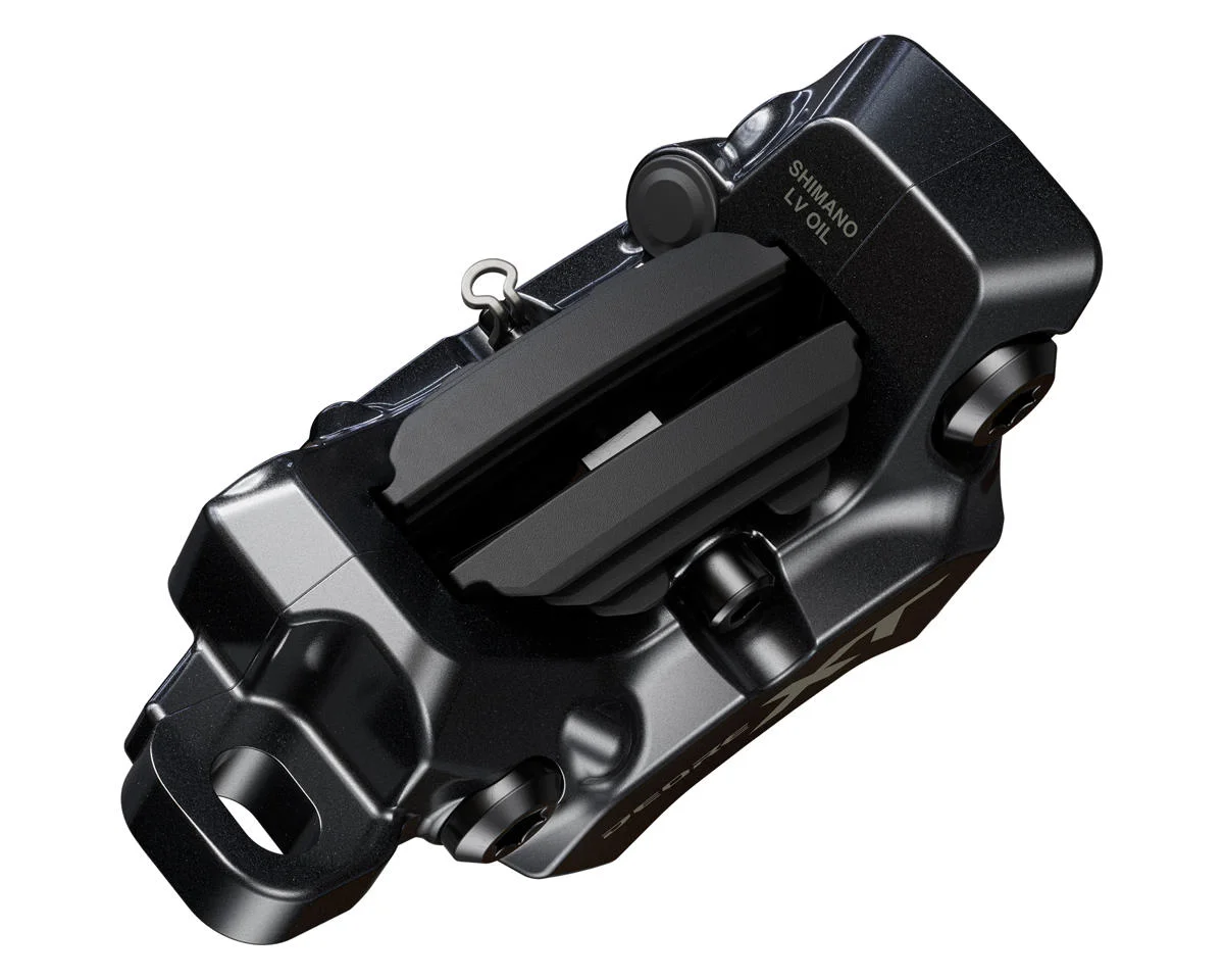 Shimano Deore XT BR-M8220 Disc Brake Caliper (Black) (4-Piston) (Front or Rear) (Post Mount) - view 4